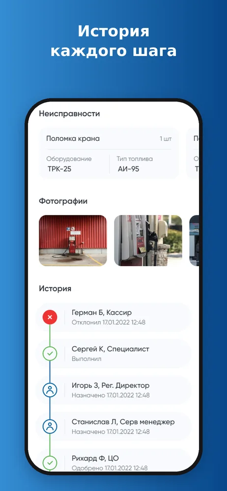 LPGroup · Service Desk — История